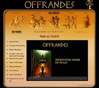 Couverture de l'article : Offrandes en vidéo ou en anglais