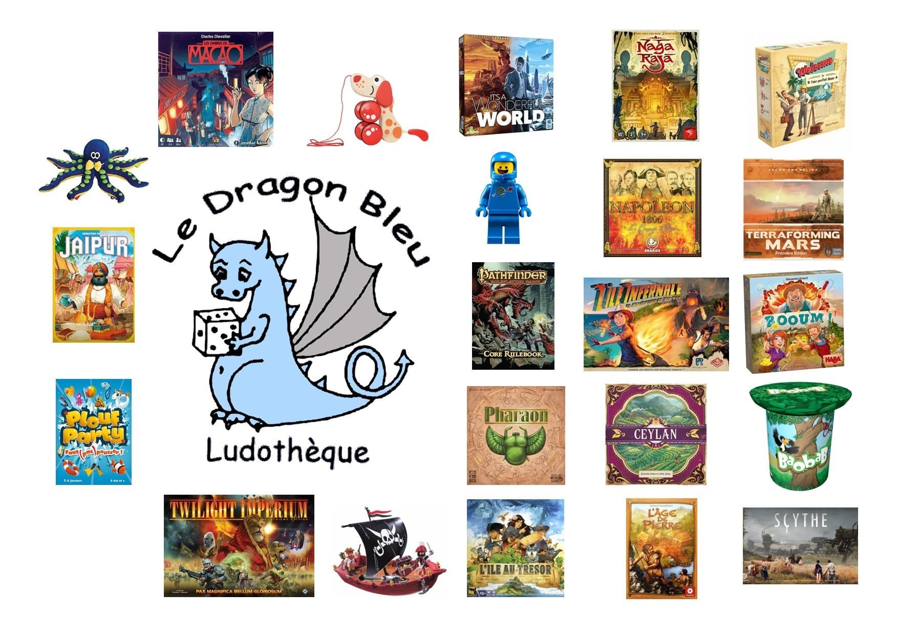 Couverture de l'article : Soirée jeux au Dragon Bleu à Marly Le Roi (78) Samedi 4 Janvier