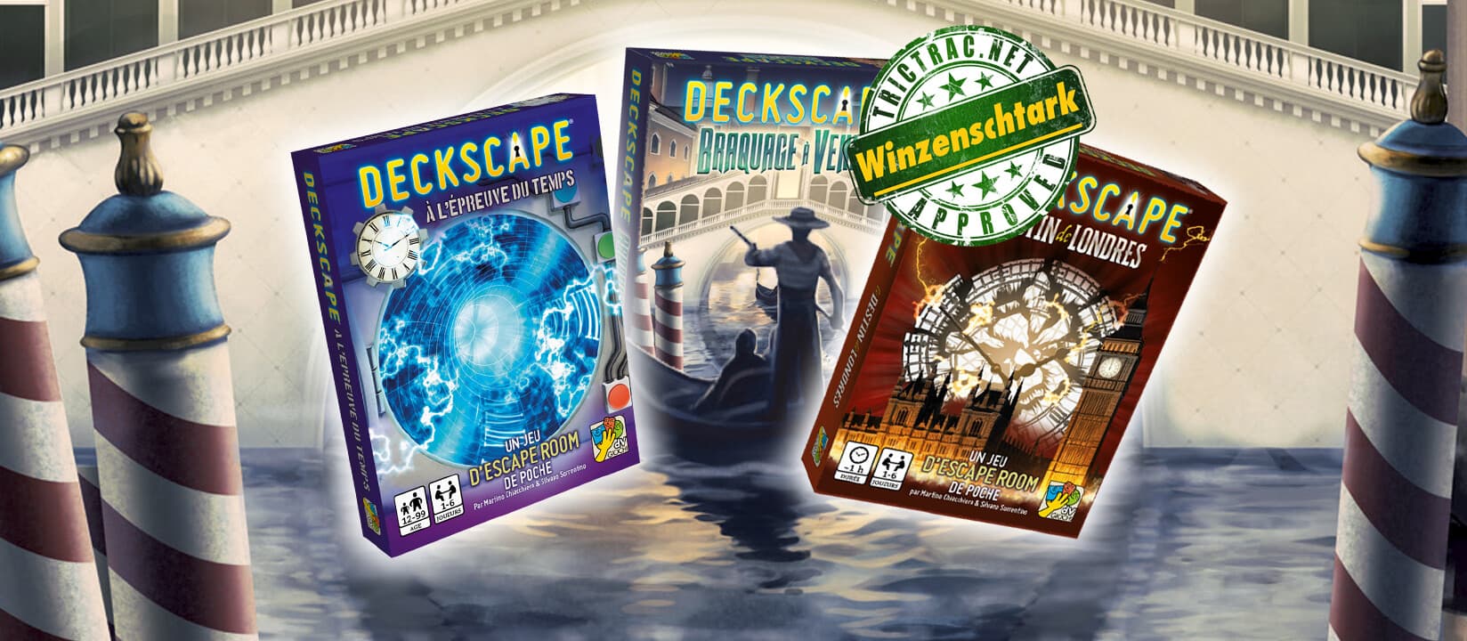 Deckscape : Petites Boîtes pour Grandes Evasions