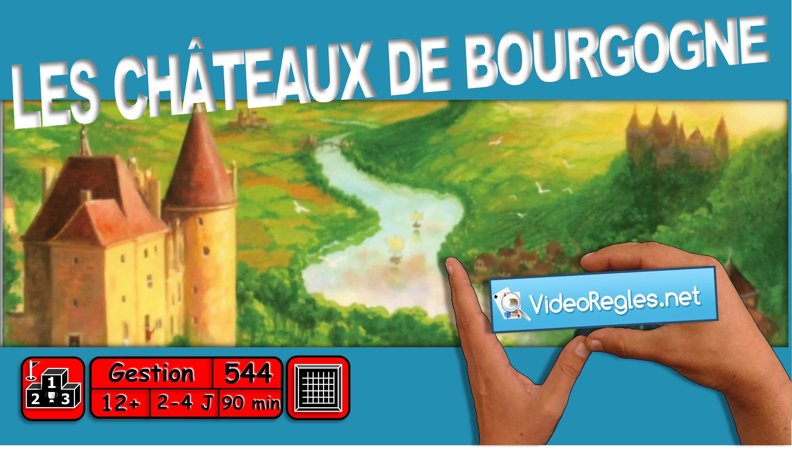Couverture de l'article : [Videoregles.Net] : Les Châteaux de Bourgogne, Saboteur Le Duel et autres news