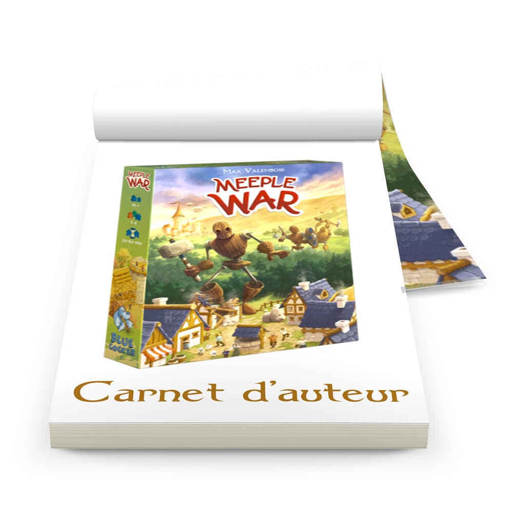 Couverture de l'article : Meeple War : Le carnet de l'auteur