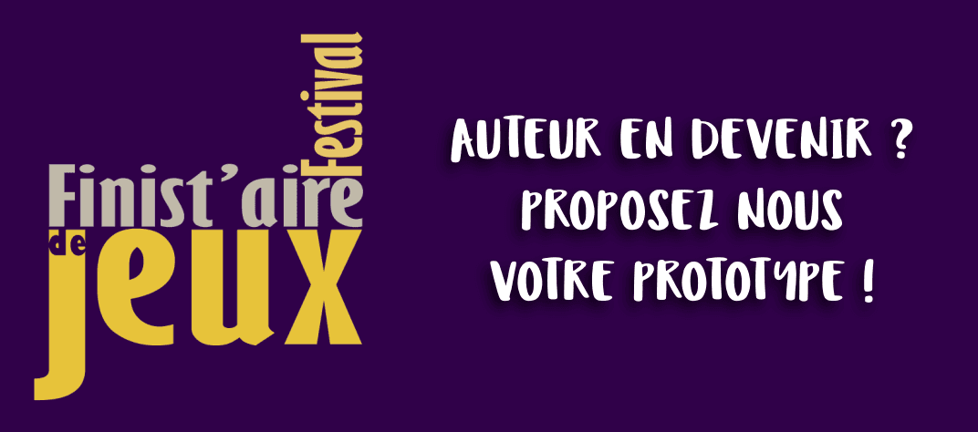 Couverture de l'article : Parrainage de futurs auteurs de jeux au prochain festival Finist'Aire de Jeux 2020 !