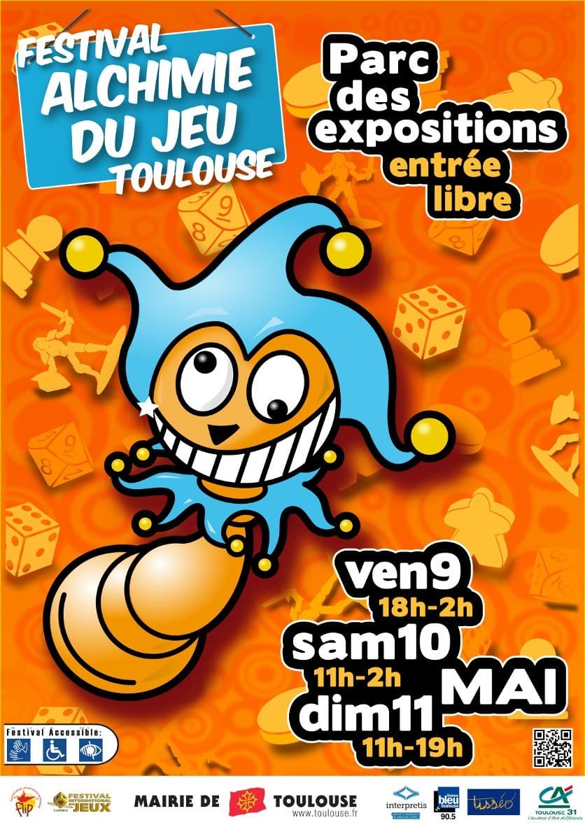 Couverture de l'article : 9, 10 et 11 Mai festival alchimie du jeu de toulouse