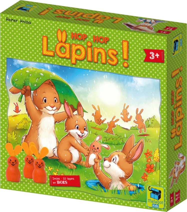 Boîte du jeu : Hop hop lapins !