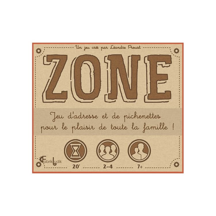 Boîte du jeu : Zone