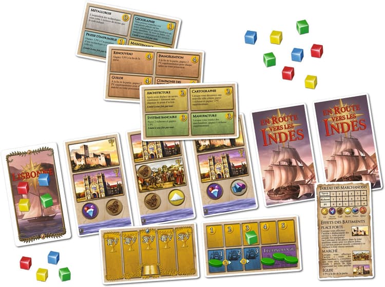 Boîte du jeu : En Route vers les Indes