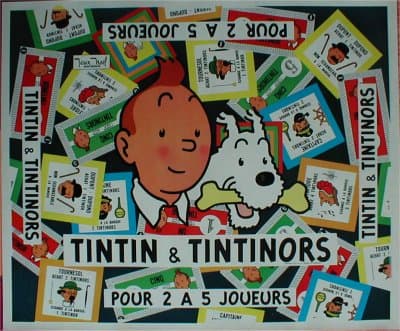 Boîte du jeu : Tintin et les tintinors