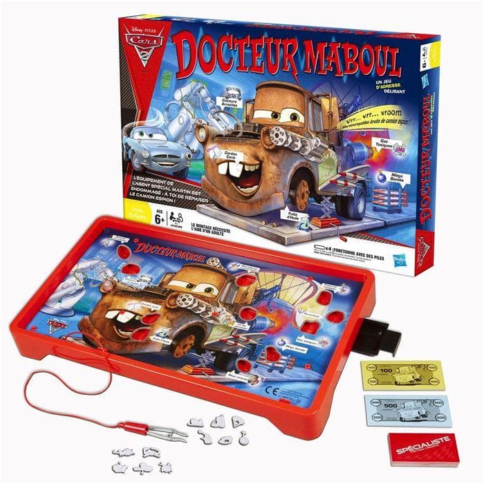 Boîte du jeu : Docteur Maboul Cars 2