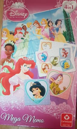 Couverture de Méga Mémo - Disney Princess