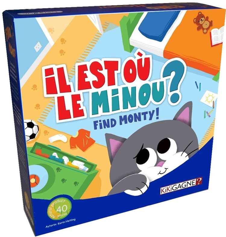 Boîte du jeu : Il est où le minou ?