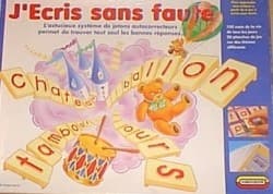 Boîte du jeu : J'écris sans faute