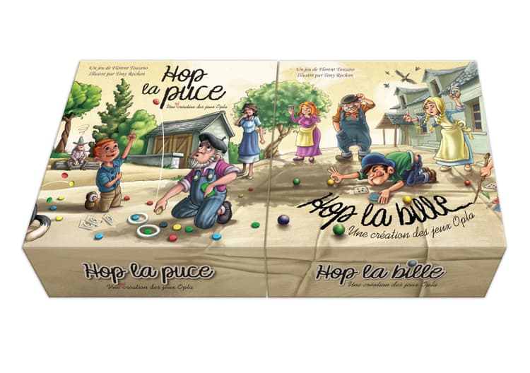Boîte du jeu : Hop la puce
