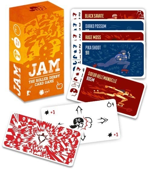 Boîte du jeu : JAM - The Roller Derby Card Game