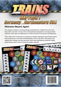 Couverture de Trains : Map Pack 1 – Germany/Northeastern USA