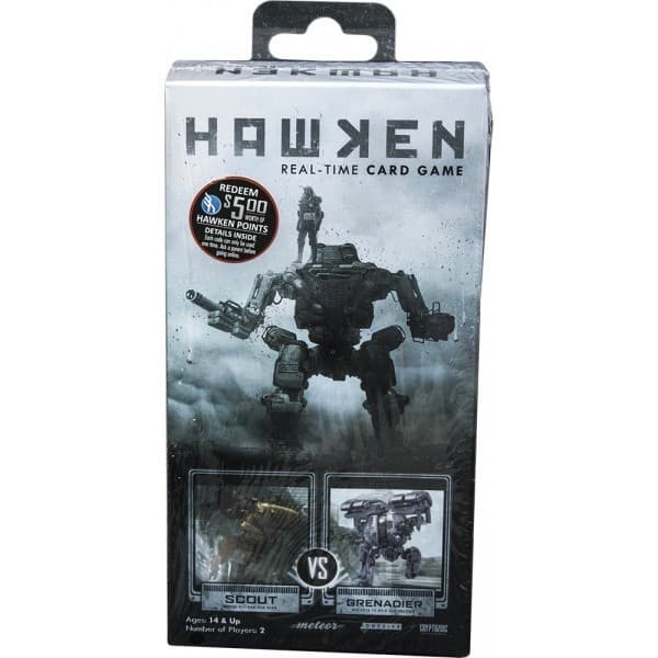 Boîte du jeu : Hawken: Real-Time Card Game - Scout vs Grenadier