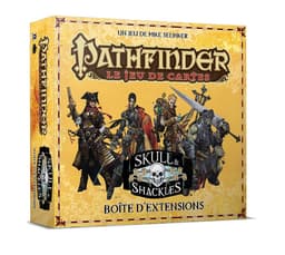 Couverture de Pathfinder le jeu de cartes Skull & Shackles Boîte d'extensions