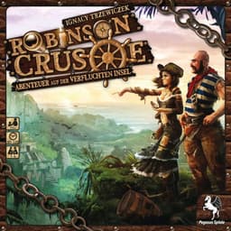 Couverture de Robinson Crusoe - Abenteuer auf der Verfluchten Insel