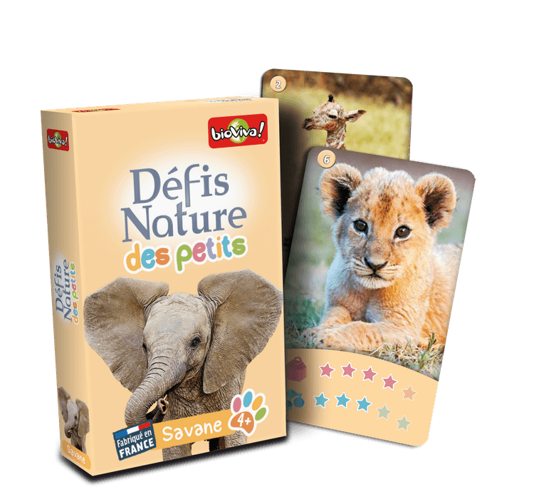 Boîte du jeu : Défis Nature des Petits - Savane
