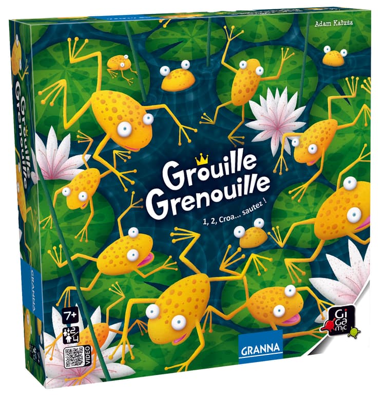 Boîte du jeu : Grouille Grenouille
