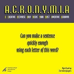Boîte du jeu : Acronymia