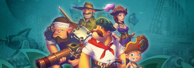 Boîte du jeu : Galions, Canons & Doublons