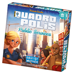 Boîte du jeu : Quadropolis : Services Publics