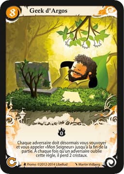 Couverture de Seasons - Goodie - Carte "Geek d'Argos / Geek of Argos"