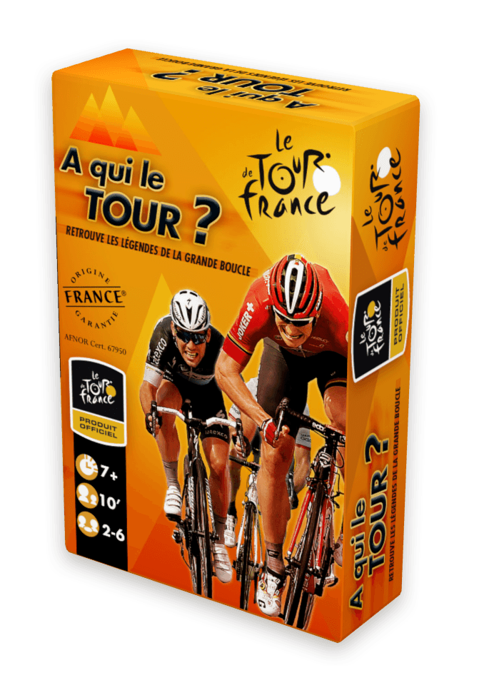 Boîte du jeu : A qui le Tour ?