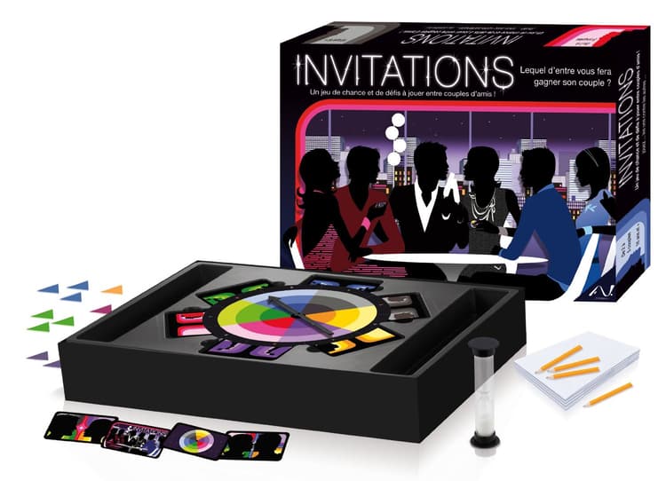 Boîte du jeu : invitations