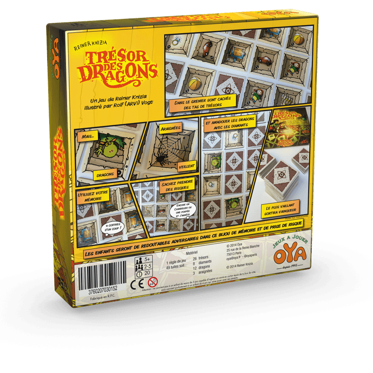 Boîte du jeu : Trésor des Dragons