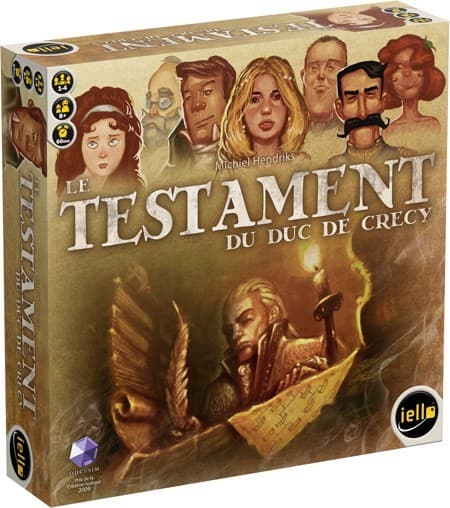 Boîte du jeu : Le testament du duc de Crécy