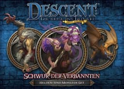 Couverture de Descent 2. Edition: Schwur der Verbannten: Helden- und Monster-Set