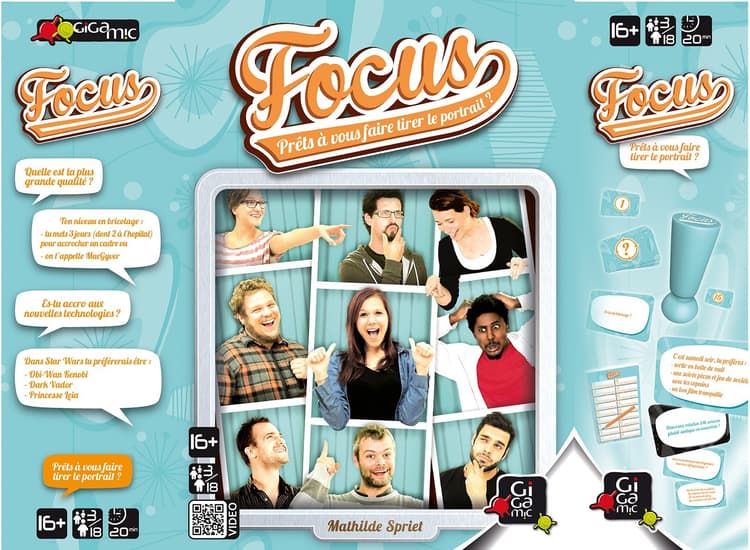 Boîte du jeu : Focus