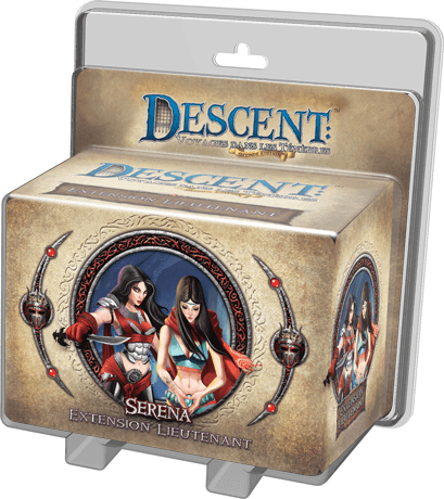 Boîte du jeu : Descent : Voyages dans les Tenebres ! - Pack Lieutenant Serena