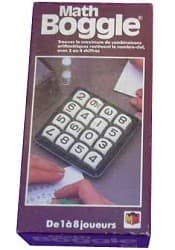 Boîte du jeu : Math Boggle