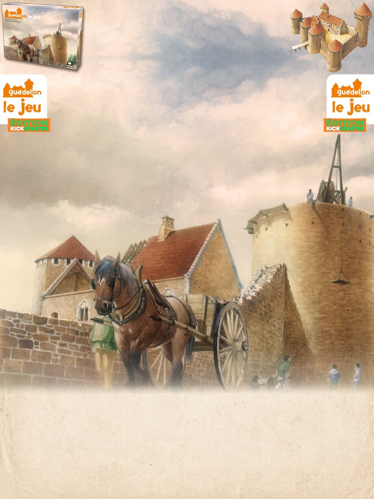 Boîte du jeu : Guédelon, le Jeu