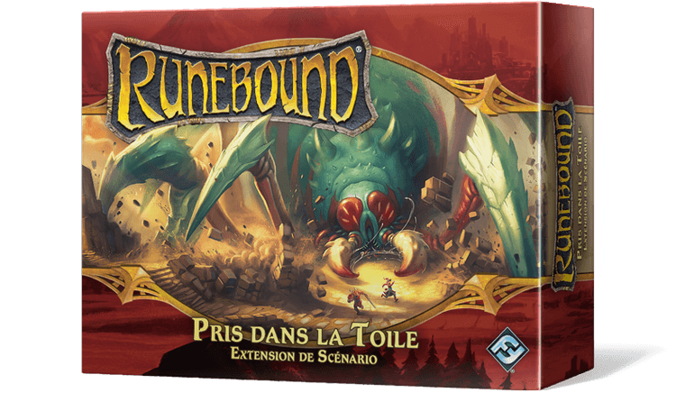 Boîte du jeu : Runebound 3ème édition, Pris dans la toile