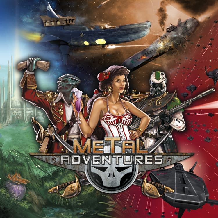 Boîte du jeu : Metal Adventures Cards