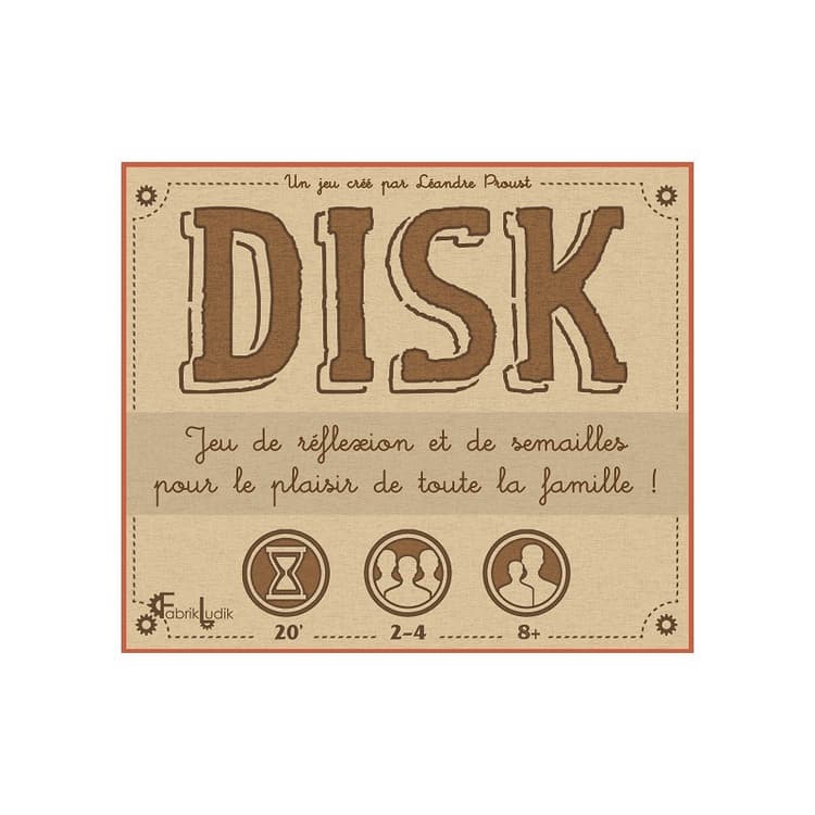 Boîte du jeu : Disk