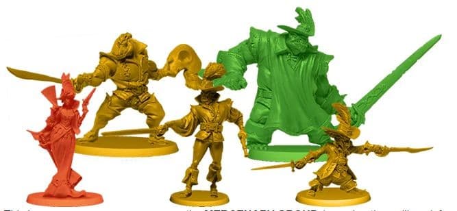 Boîte du jeu : Rum & Bones Second Tide : Tusketeers - Heros Set #1