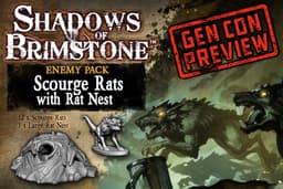 Couverture de Shadows of Brimstone - Scourge Rats with Rat Nest GenCon Preview