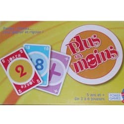 Boîte du jeu : Plus ou Moins