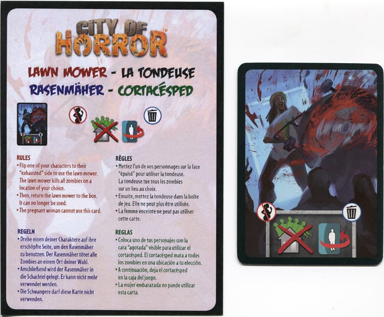 Boîte du jeu : City of Horror: La Tondeuse
