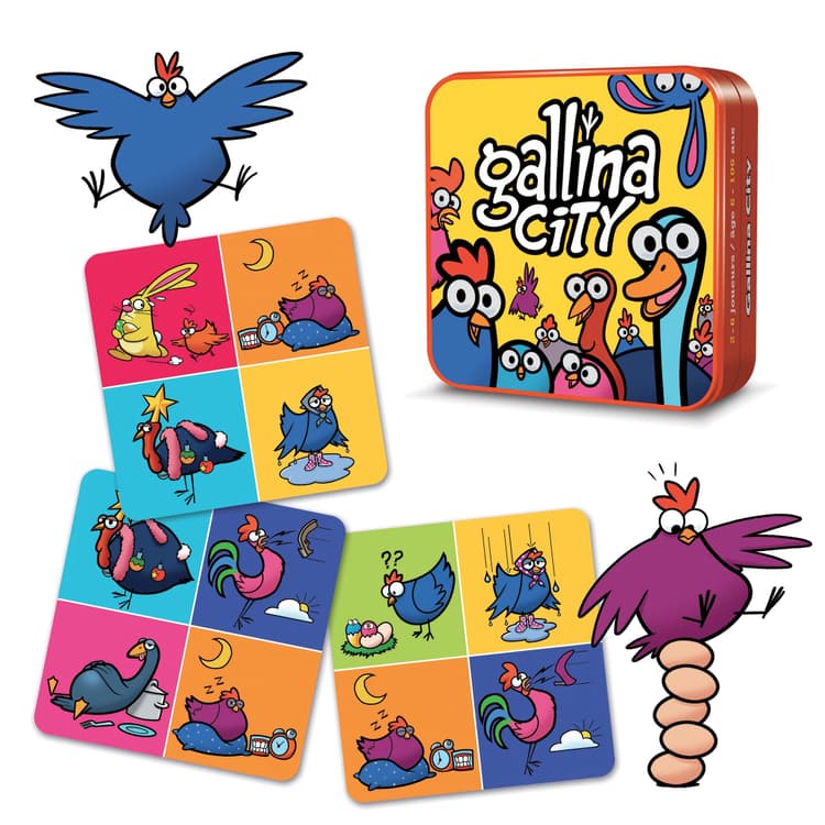 Boîte du jeu : Gallina City