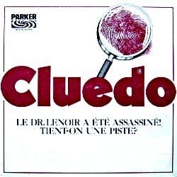 Boîte du jeu : Cluedo