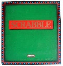 Boîte du jeu : Scrabble