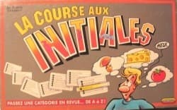 Boîte du jeu : La course aux initiales