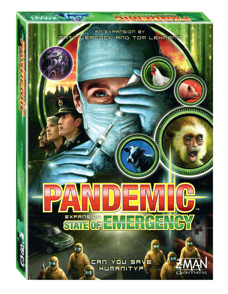 Boîte du jeu : Pandemic : State of Emergency