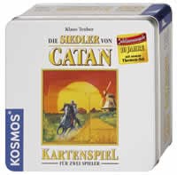 Boîte du jeu : Les colons de Catane - cartes (édition anniversaire)