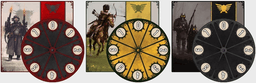 Couverture de Scythe - Extension "Cadrans de puissance des factions 'Rusviet', 'Saxony' et 'Crimea'" (promo pack #5)